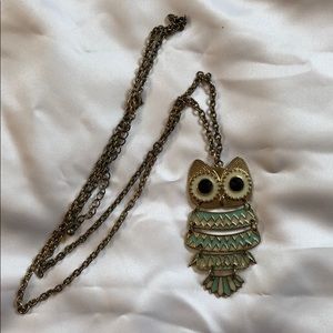 Owl pendant necklace